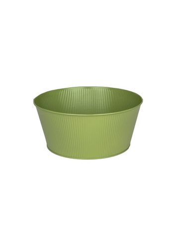 Astana fém ültetőtál olivazöld 17-7x9cm