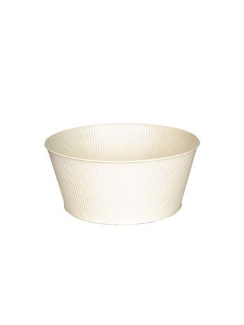 Astana fém ültetőtál krém 25x11cm