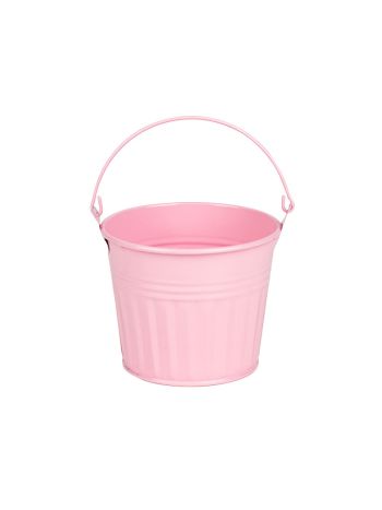 Esmé fém vödör pasztell rózsaszín 7x5-5cm