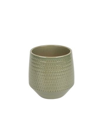 Eras Abyss orchidea váza mohazöld 14x15cm