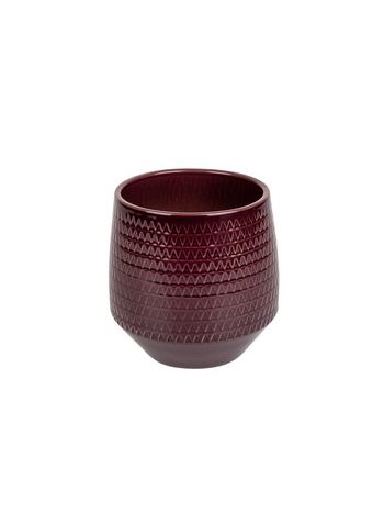 Eras Abyss orchidea váza padlizsán 14x15cm