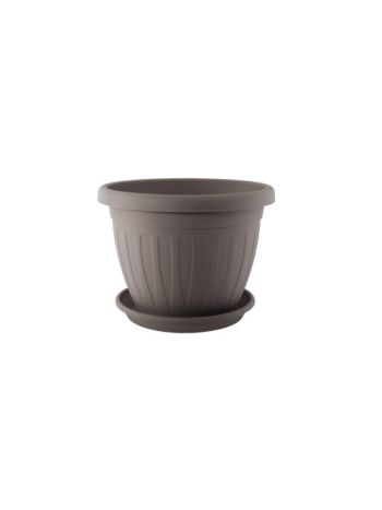 Virágcserép+Alátét Venecia 36cm Mokka (12/#_288/rkl)