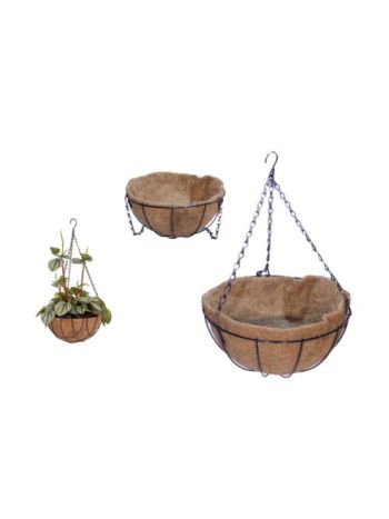 Függő Kaspó Kókuszháncs 17-Kókusz-01 - D30*H15cm (20/#)