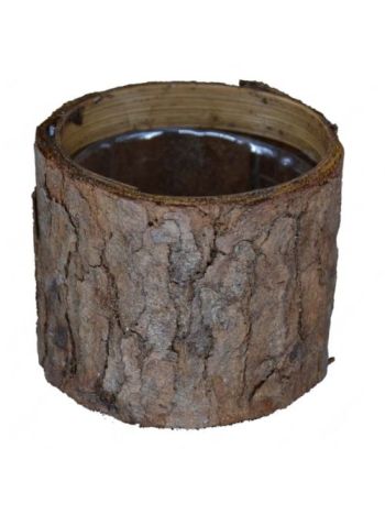 Kaspó Fakéreg Henger 66-F24 - D8*H7cm (120/#)