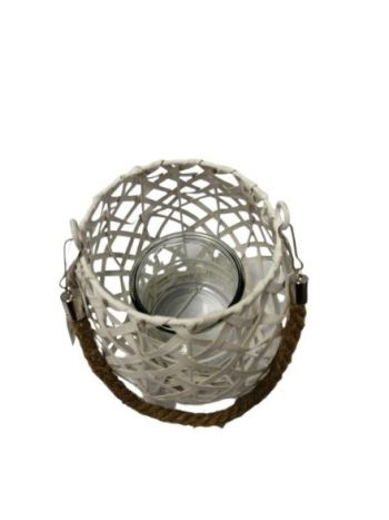 Mécsestartó Fehér 90-M-72 - D12/17*H19cm (16/#)