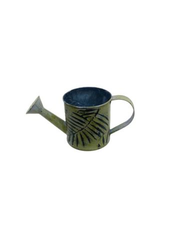 Bádog Kanna Trópusi Zöld 140-B-206 - D10*H10cm (60/#)