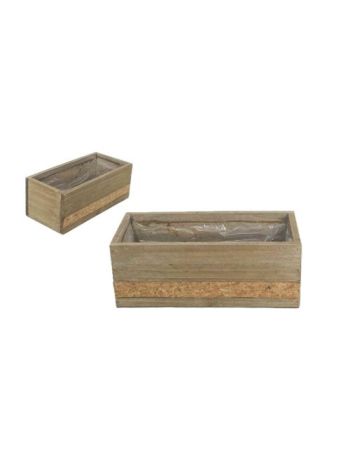 Fiók Fából- Parafa Betétes 140-W-602 - 26*12*H10cm (36/#)