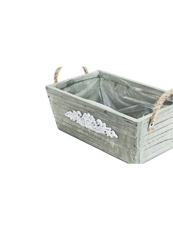 Vintage kaspó kötélfülű