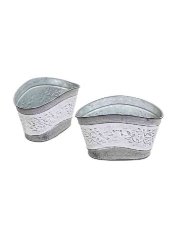  Bádog Kaspó Domború 140-B-22-12 - 18*11*H9/11cm (120/#)