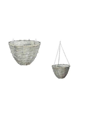 Függő Kaspó Antikolt Szürke 17-04 - D30*H21cm (20/#)