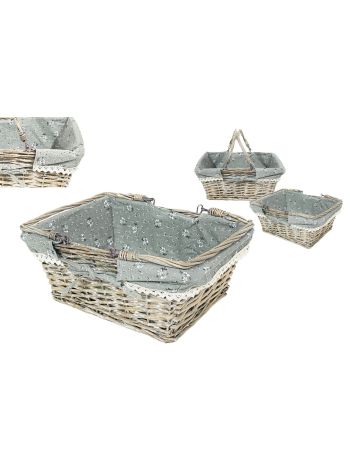 Bevásárló Kosár Lf Szürke 68-96/GREY - 35*27*H15cm (24/#)