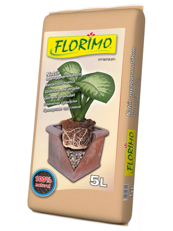 FLORIMO natúr agyaggranulátum 5L JÓ!