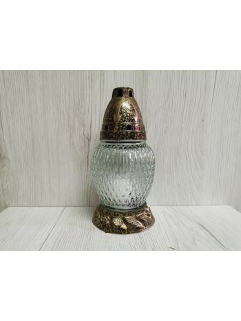 La 351 A Üveg mécses- fehér üv 5999568102071