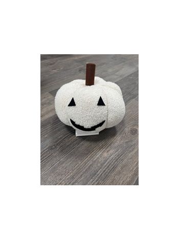 Halloween Textil tök Fehér - méret:25X25X15 cm (913)