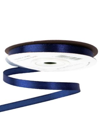 Szatén szalag 6mm x 22.86m - Tengerészkék 6mm x 22.86m (25yard) 6442