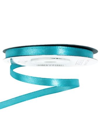 Szatén szalag 6mm x 22.86m - Aqua kék