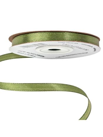 Szatén szalag 6mm x 22.86m - Mohazöld
