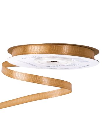 Szatén szalag 6mm x 22.86m - Barna
