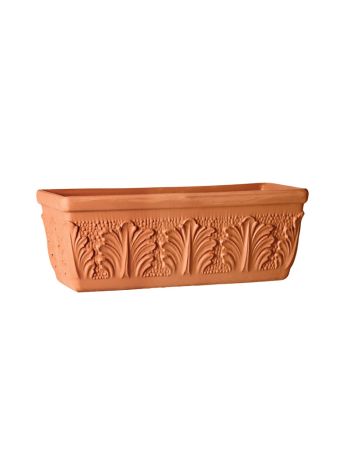 Roma agyag balkonláda terrakotta 51cm