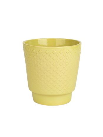 Odense Star kerámia orchidea kaspó pasztell zöld 15x15.5cm