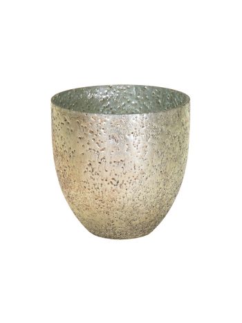 Marhaba Classic üvegkaspó ezüst 10x10cm