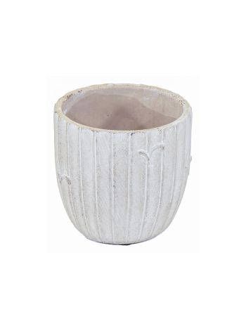 Kinsley kőkaspó antracit 19-5x18cm