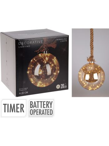 Karácsonyi gömb 20 cm