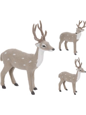 Szarvas figura / szőrmés CAT300800