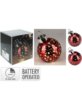 Karácsonyi gömb fénnyel