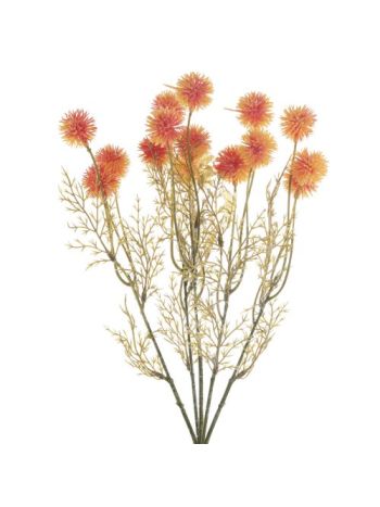 Babérbogyó művirág csokor- 38cm magas - Narancssárga  AF005-01