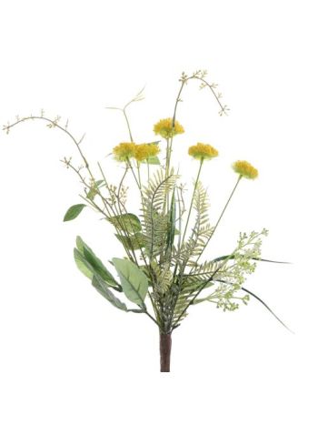 Klematisz művirág csokor- 56cm magas - Sárga