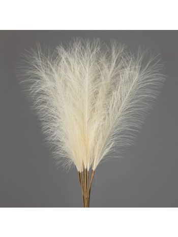 Pampafű műnövény köteg- 10 szálas- 56.6cm magas - Krém
