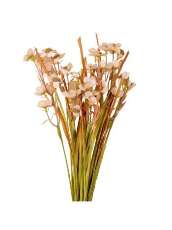 Nefelejcs selyemvirág csokor- 55cm magas - Bézs