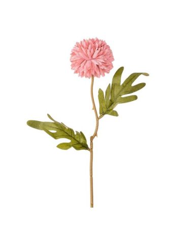 Dandelion selyemvirág szál- 38cm magas - Rózsaszín  AF056-03