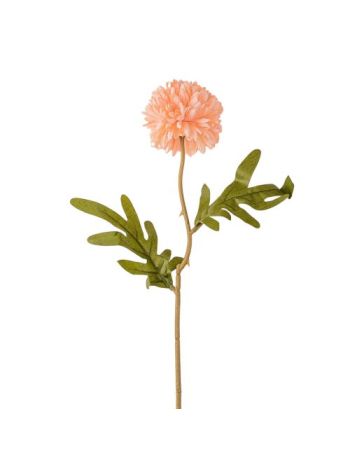 Dandelion selyemvirág szál- 38cm magas - Barack színű  AF056-04