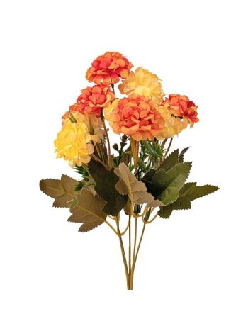 Krizantém csokor- 30cm magas - Narancssárga