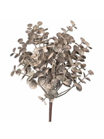 Eukaliptusz műnövény ág- 33cm magas - Bézs