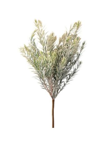 Vízfű műnövény ág- 35cm magas - Fehéres zöld