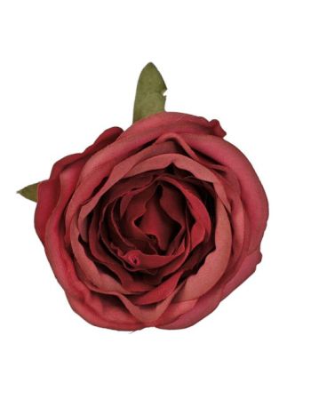 Peónia selyemvirág fej- 5.5cm - Bordó