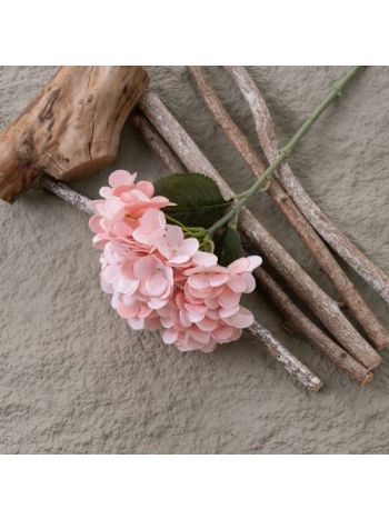 Stonky hodvábnych kvetov hortenzie - 35 cm vysoké - Powder Pink