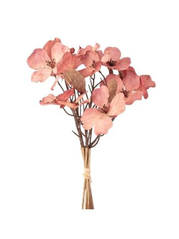 Magnólia csokor- 44cm magas - Lila/Barack