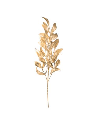 Karácsonyi levélág- 84cm magas - Arany