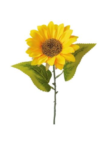 Napraforgó selyemvirág csokor- magasság: 37cm - Sárga