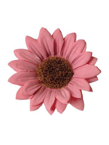 Napraforgó selyemvirág fej- 10cm - Sötét rózsaszín