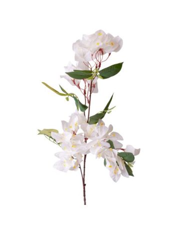 Murvafürt selyemvirág ág- 75cm - Fehér