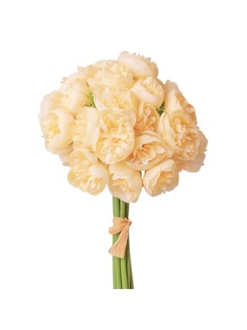 Boglárka selyemvirág köteg- 32cm magas - Sárga