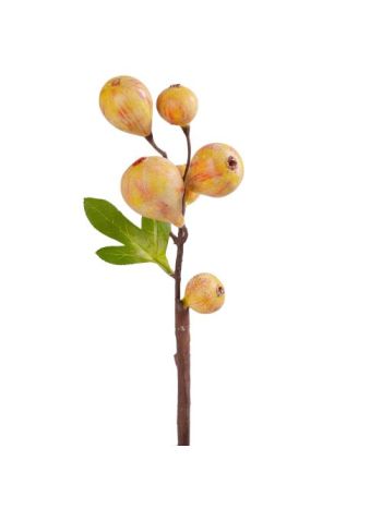 Füge ág- 39cm magas - Sárga