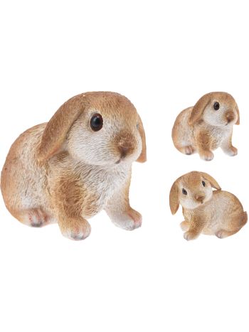 Lógó fülű nyuszi dekoráció nagy (H845)