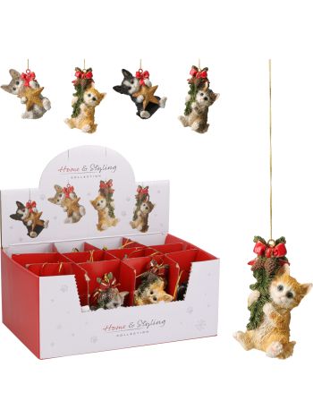 Karácsonyi dekorációs termék macska (365)