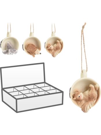 Lógó Őszi álltakák- 3 féle mixelve-méret: 5x6-2x8 cm- anyag Polystone (935)